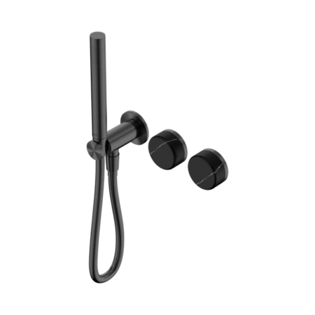 Thumbnail: SERENITY PROGRESSIVE SHOWER SYSTEM WITH MARQUINA BLACK HANDLE
