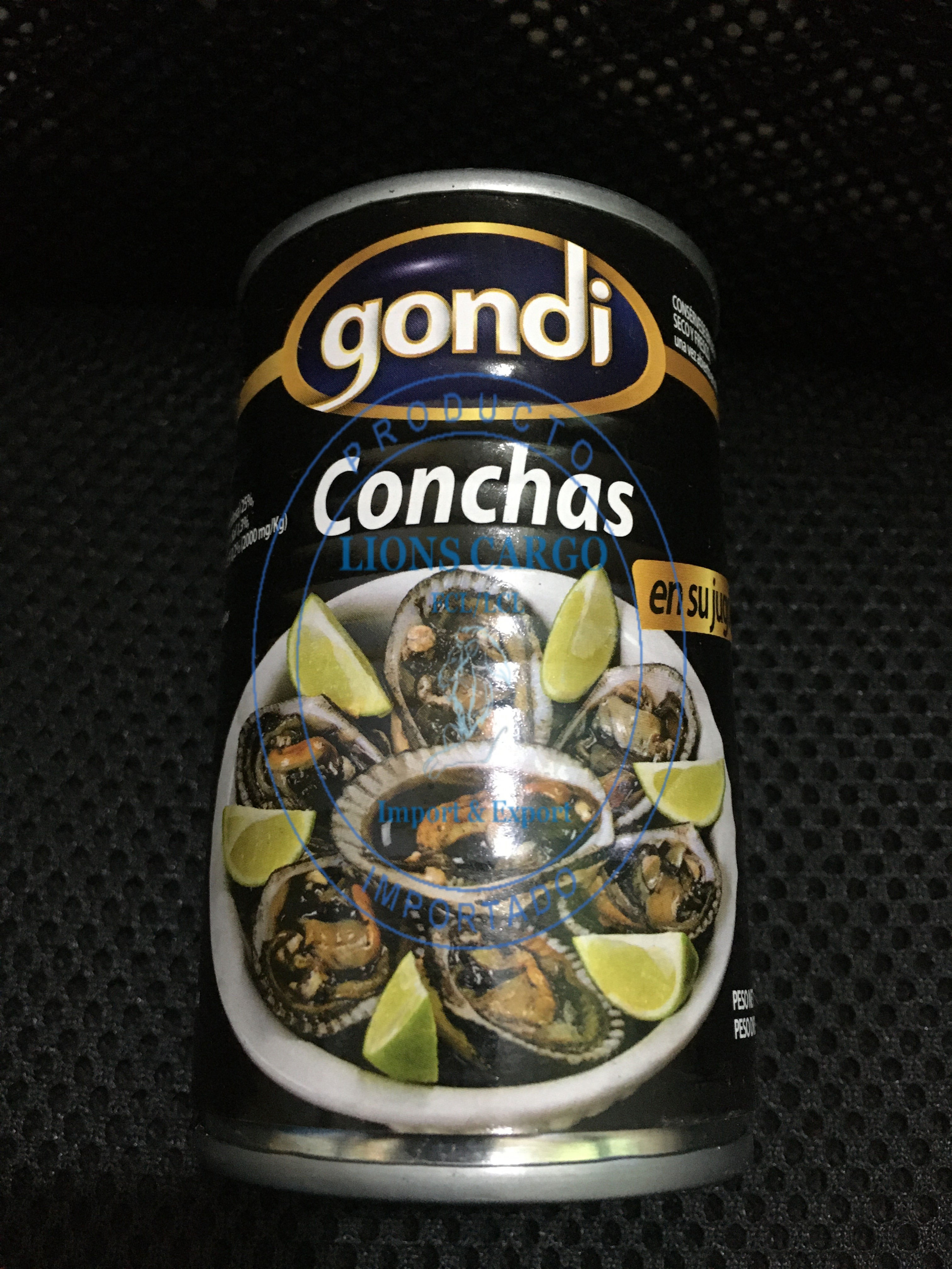 CONCHA NEGRA ENLATADA UNIPERSONAL 155 GR