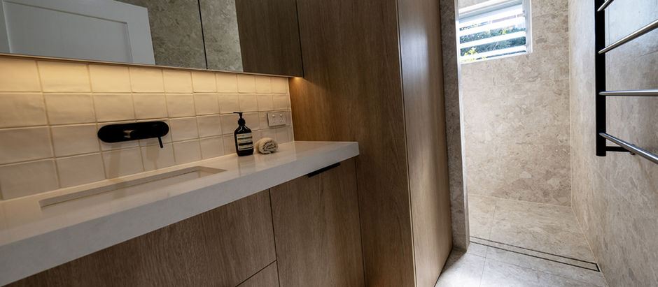 A Touch of Class: Understated Elegance in This Manly Bathroom Makeover