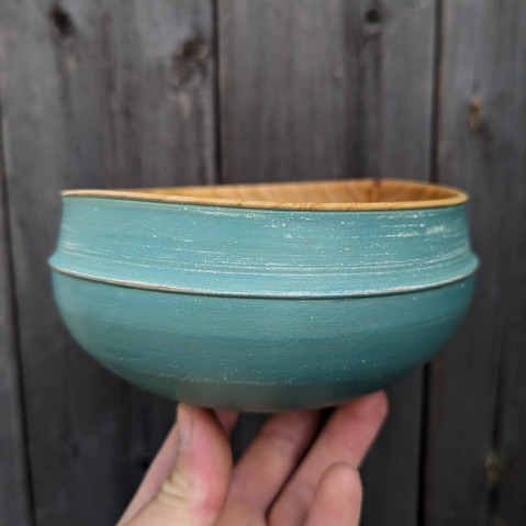 Turned wooden Bowl for everyday use, made in Monmouthshire