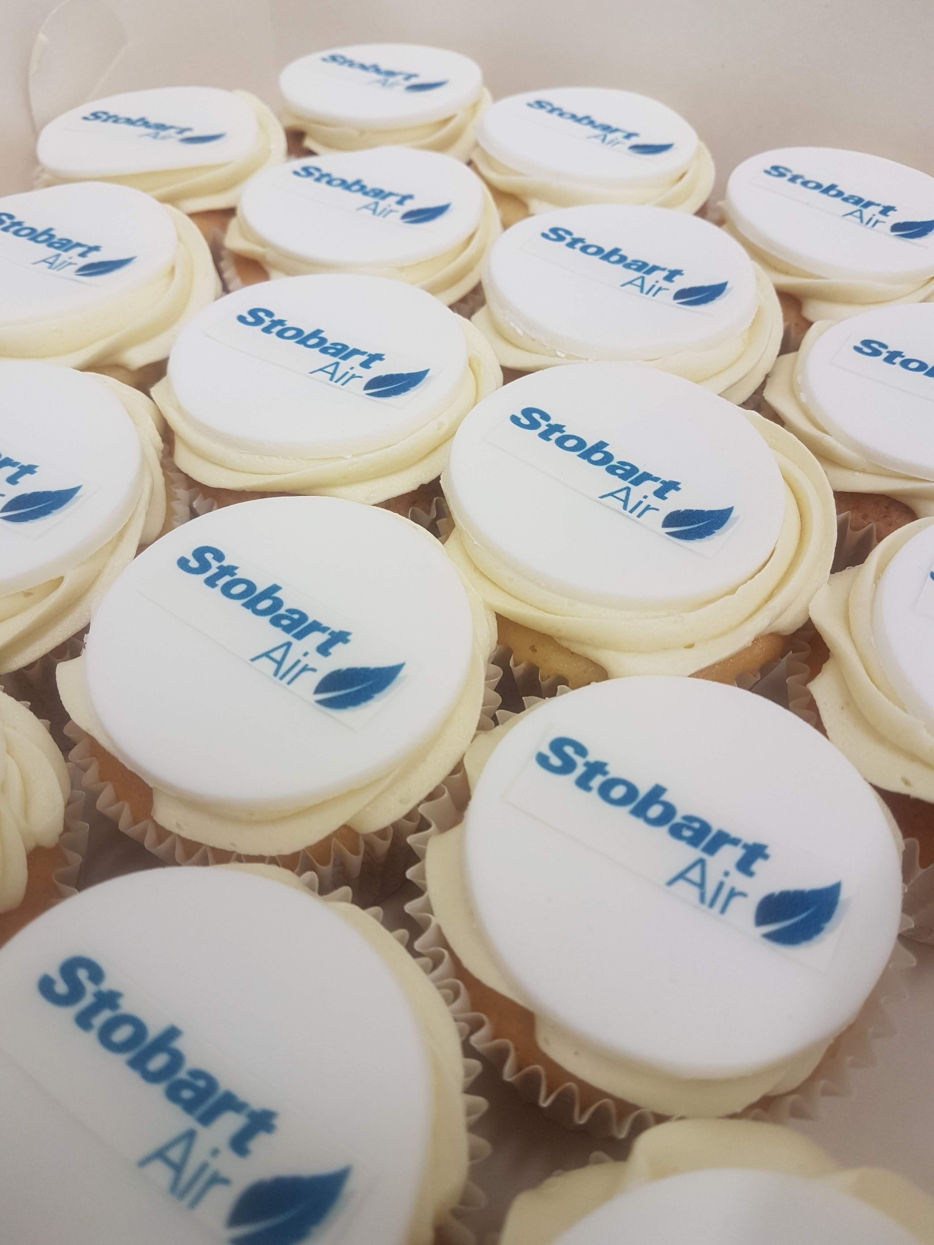 Branded cupcakes