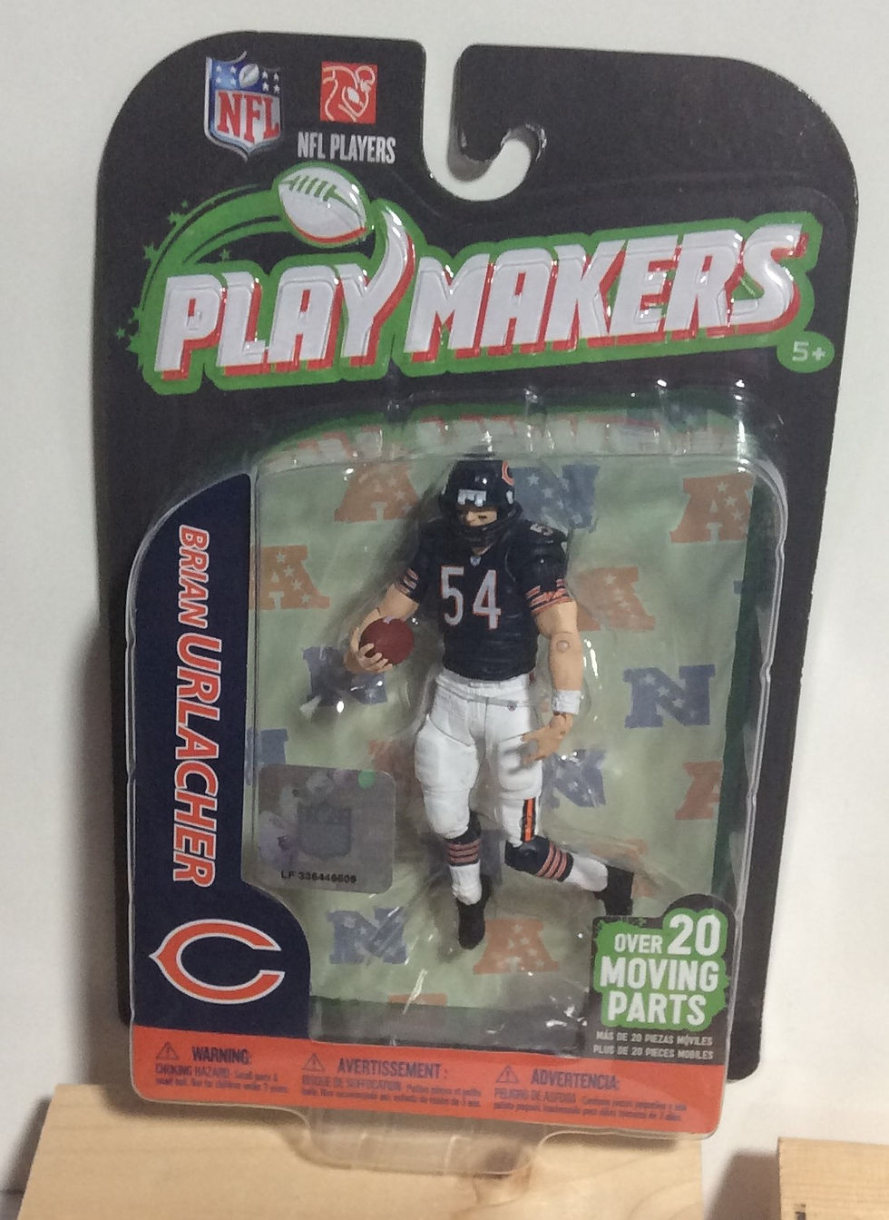 Brian Urlacher: Chicago Bears: Playmakers 3.75 in figure