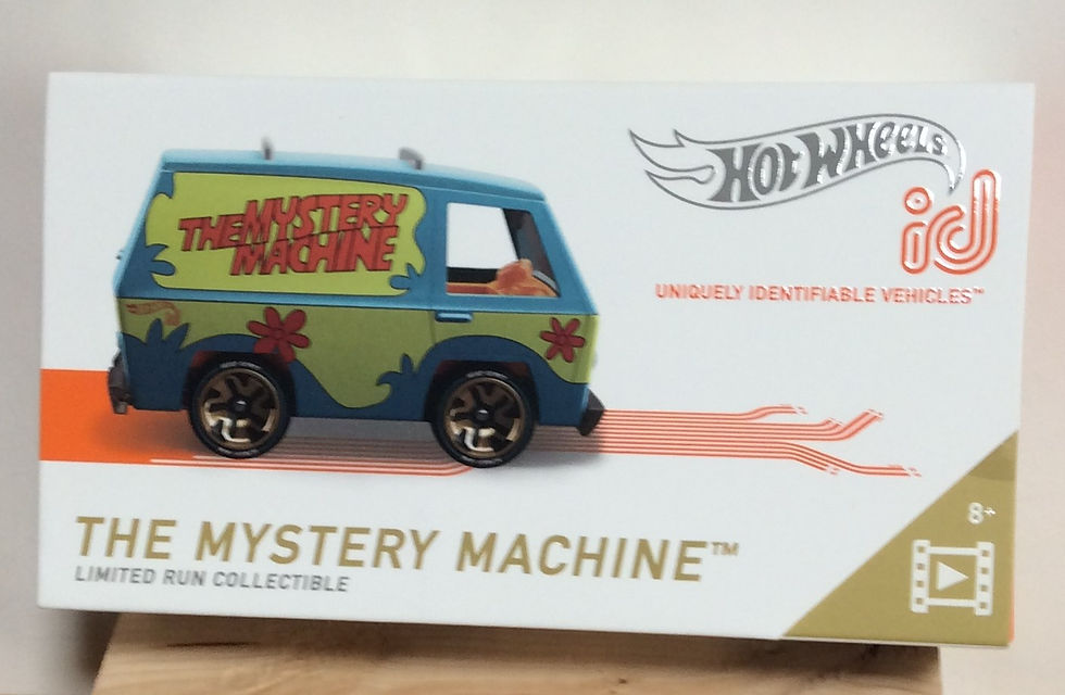Hot Wheels ID 1:64 scale vehicle: The Mystery Machine from Scooby Doo!