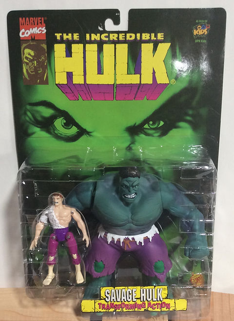 The Incredible Hulk: Savage Hulk figure by ToyBiz (1996) Average
