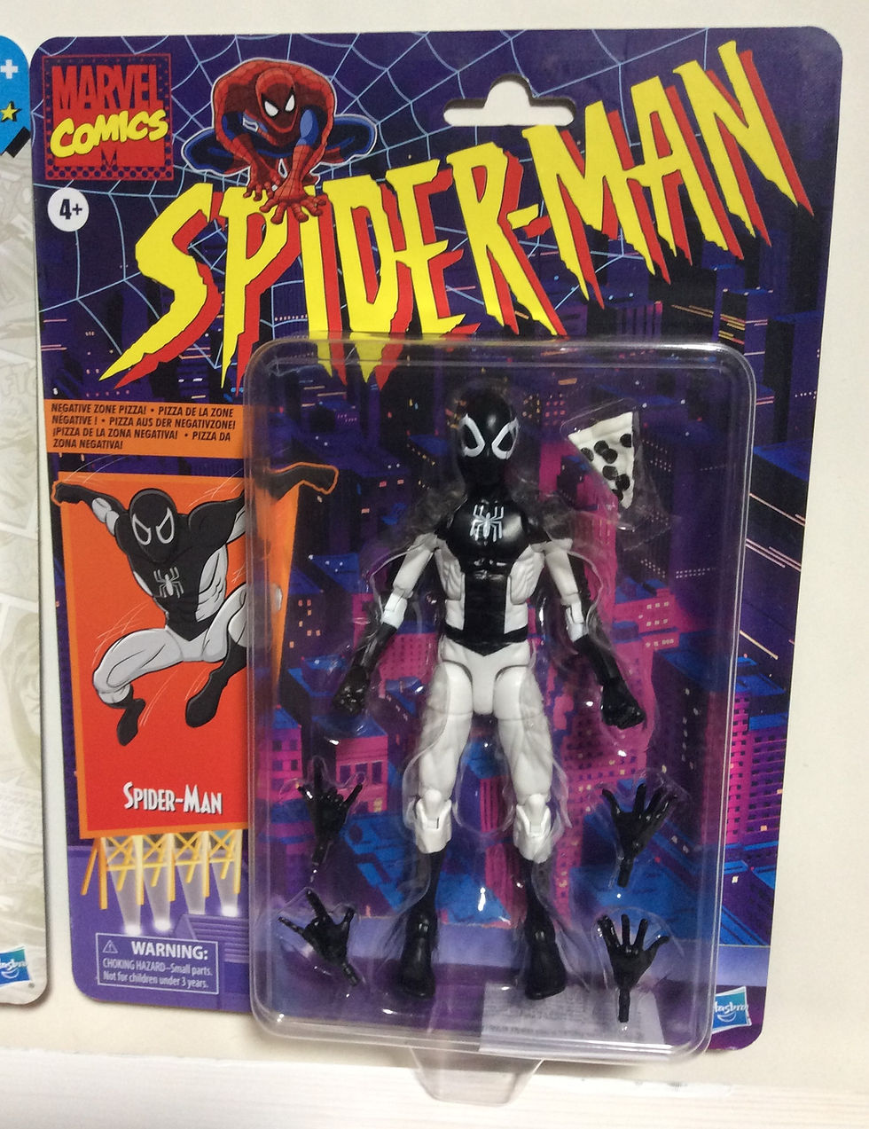 Thumbnail: Marvel 2 for 1: Pizza Spider-man figures (regular / negative zone)