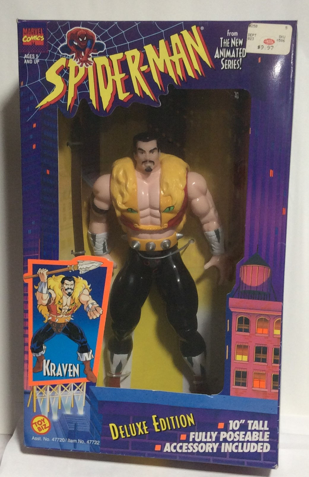Spider-man Deluxe Edition 10" figure: Kraven