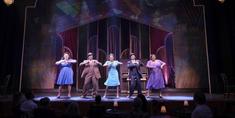 The cast of "Ain't Misbehavin'."