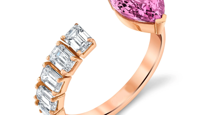 Bague diamants solitaires or 18 carats, Astrée