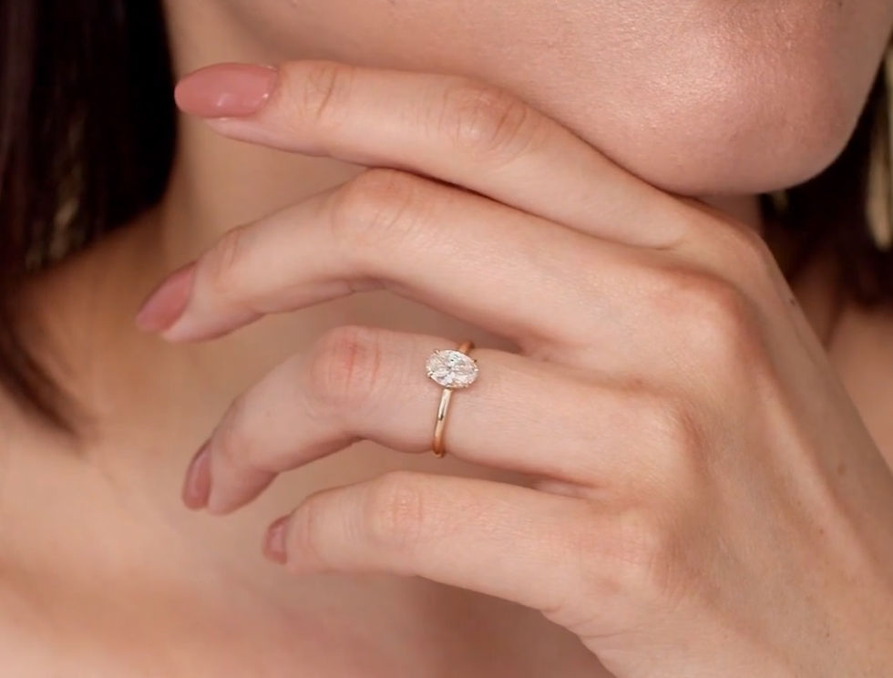 Thumbnail: Astrée, Bague Diamant Solitaire Or 18 carats 750° d'Or Fin