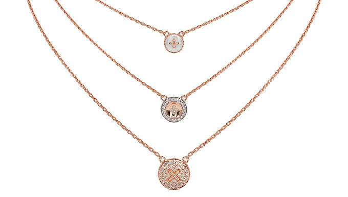 Collier Diamants Or 18 carats, TrioLov