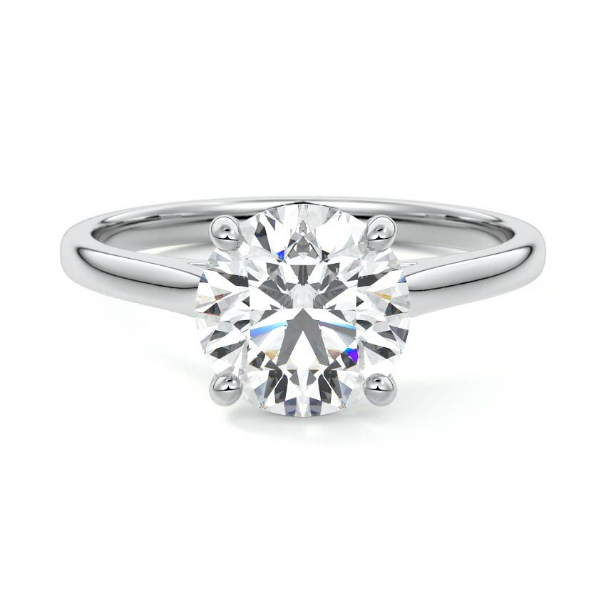 Miniature : Bague Diamant Solitaire Rond Or 18 carats, Maëlle