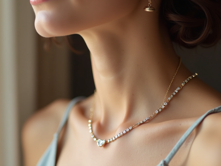 Portez un collier diamant solitaire chic avec élégance