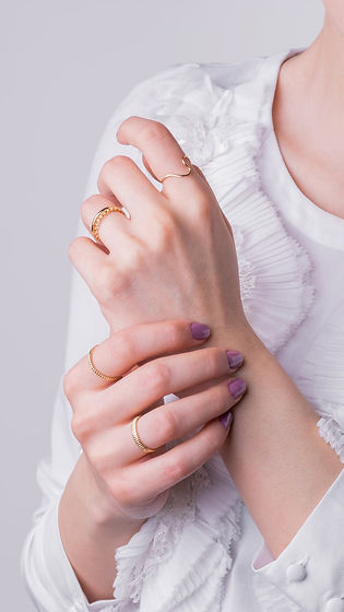 bague de joaillerie en argent 925/1000 et en plaqué or jaune 18 carats