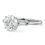 Thumbnail: SOLENE, Bague Alliance Diamants Solitaire 1,01 carat pour Femme Or 18 carats