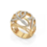 Miniature : Bague diamants or 18 carats, G-One Infini de Ghaum