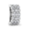 Bague Alliance Diamants pour Femme "Elia" Or Blanc 18K 750°