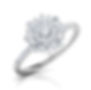 Bague Diamant Joaillerie pour Femme "Cameron" Or Blanc 18K 750° d'Or Fin