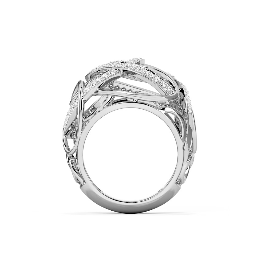 Thumbnail: Bague diamants or 18 carats, G-One Infini de Ghaum