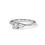 Miniature : Bague Diamant Solitaire Or Blanc 18 carats, Paula Flore