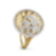 Bague Alliance Diamants pour Femme "Alycia" Or Jaune 18K 750°