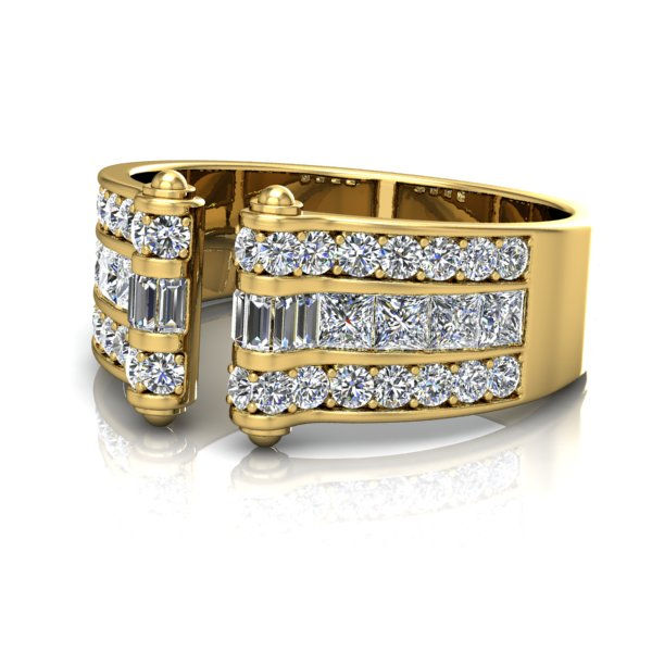 Miniature : VENDOME ROYALE, Bague Diamants Joaillerie pour Femme Or Jaune 18 carats