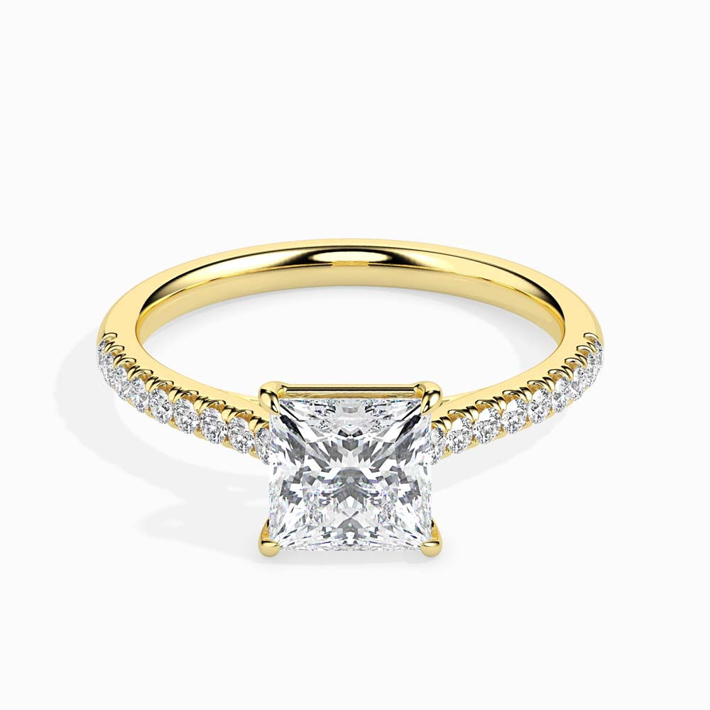 Lucrèce, Bague Diamant Solitaire G / VS Or 18 carats