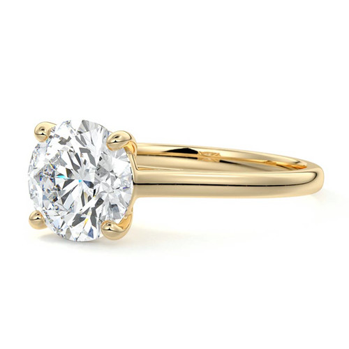 Pendentif En Or 18K Jaune Et Blanc Avec Diamants - 0.25 Carat - Certificat HRD Anvers - Occasion