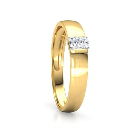 Miniature : GABY, Bague Alliance Diamants mariage pour Femme Or Jaune 18 carats 750°