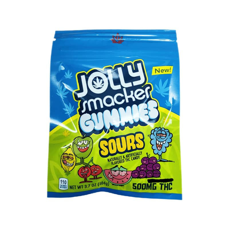 Jolly Smacker Sour Gummies-500mg