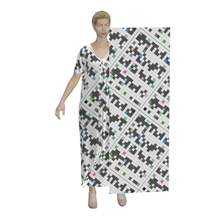 M Dress 2 with pleatings