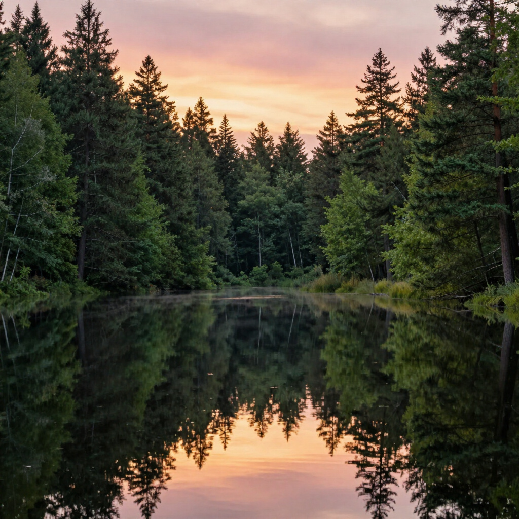 Quiet place reflection