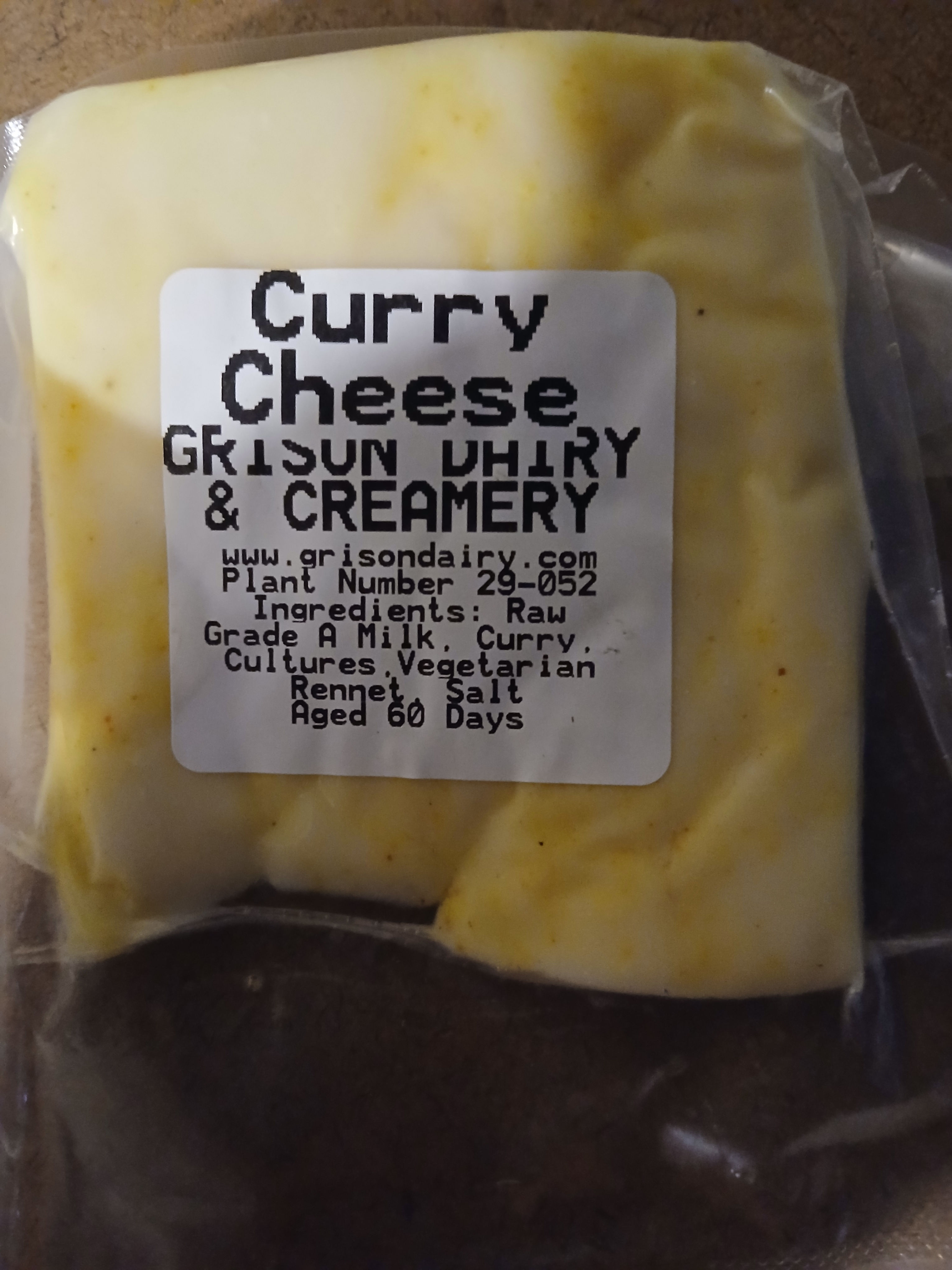 Curry cheese 4oz