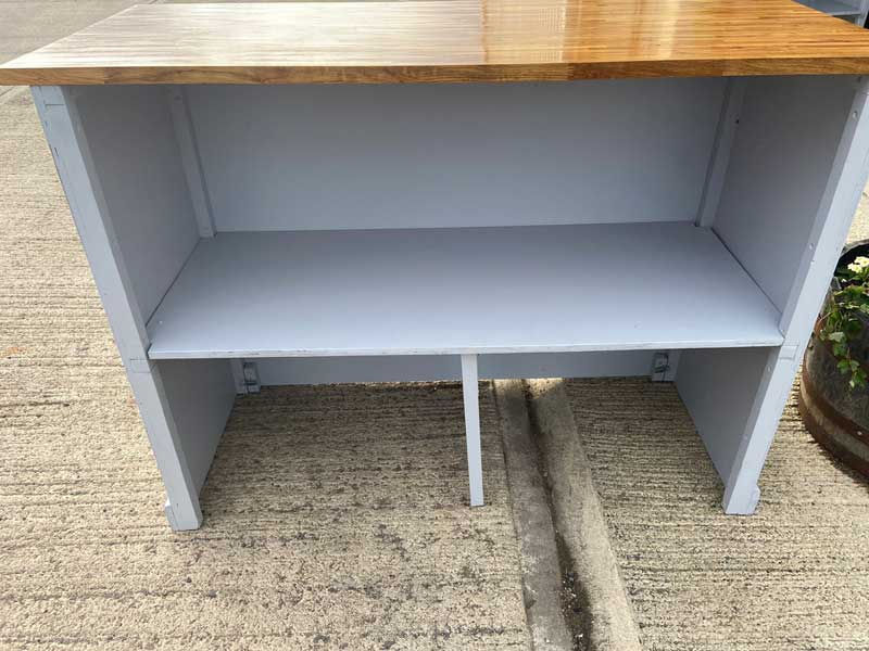 Thumbnail: Chipping Norton Event Hire - Grey Bar with Oak Top