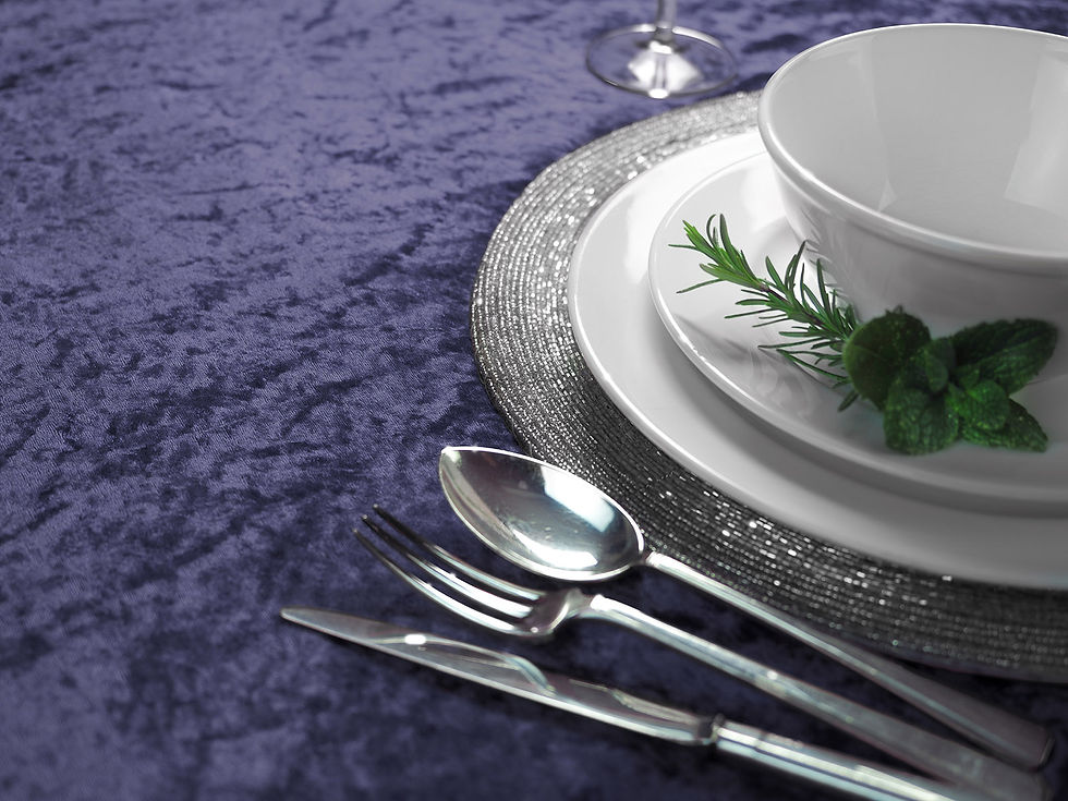 Chipping Norton Event Hire | Crushed Velvet Linen Collection