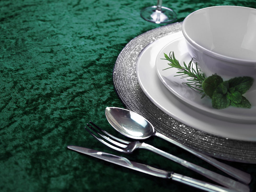 Chipping Norton Event Hire | Crushed Velvet Linen Collection