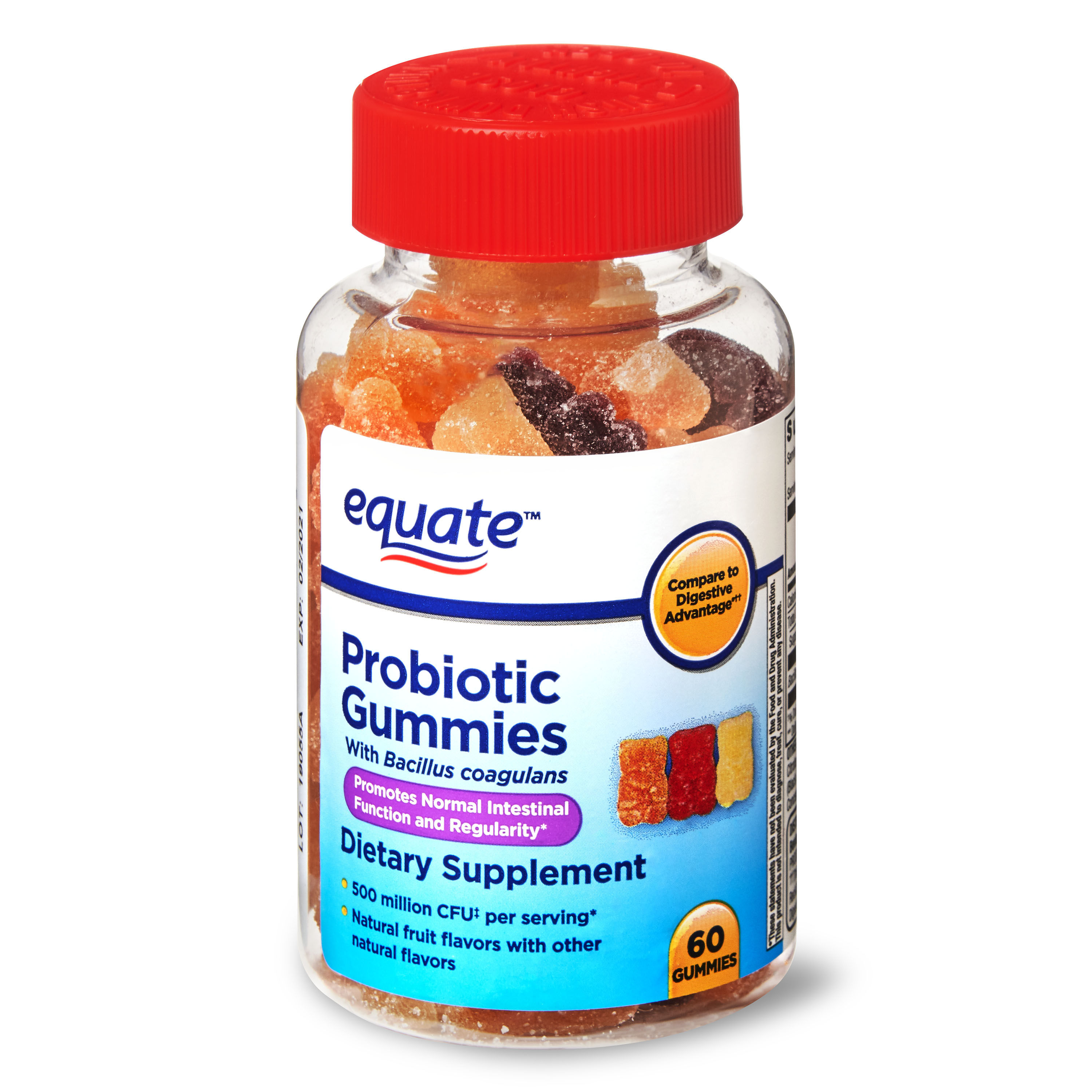 Equate Probiotico de 60 gomitas