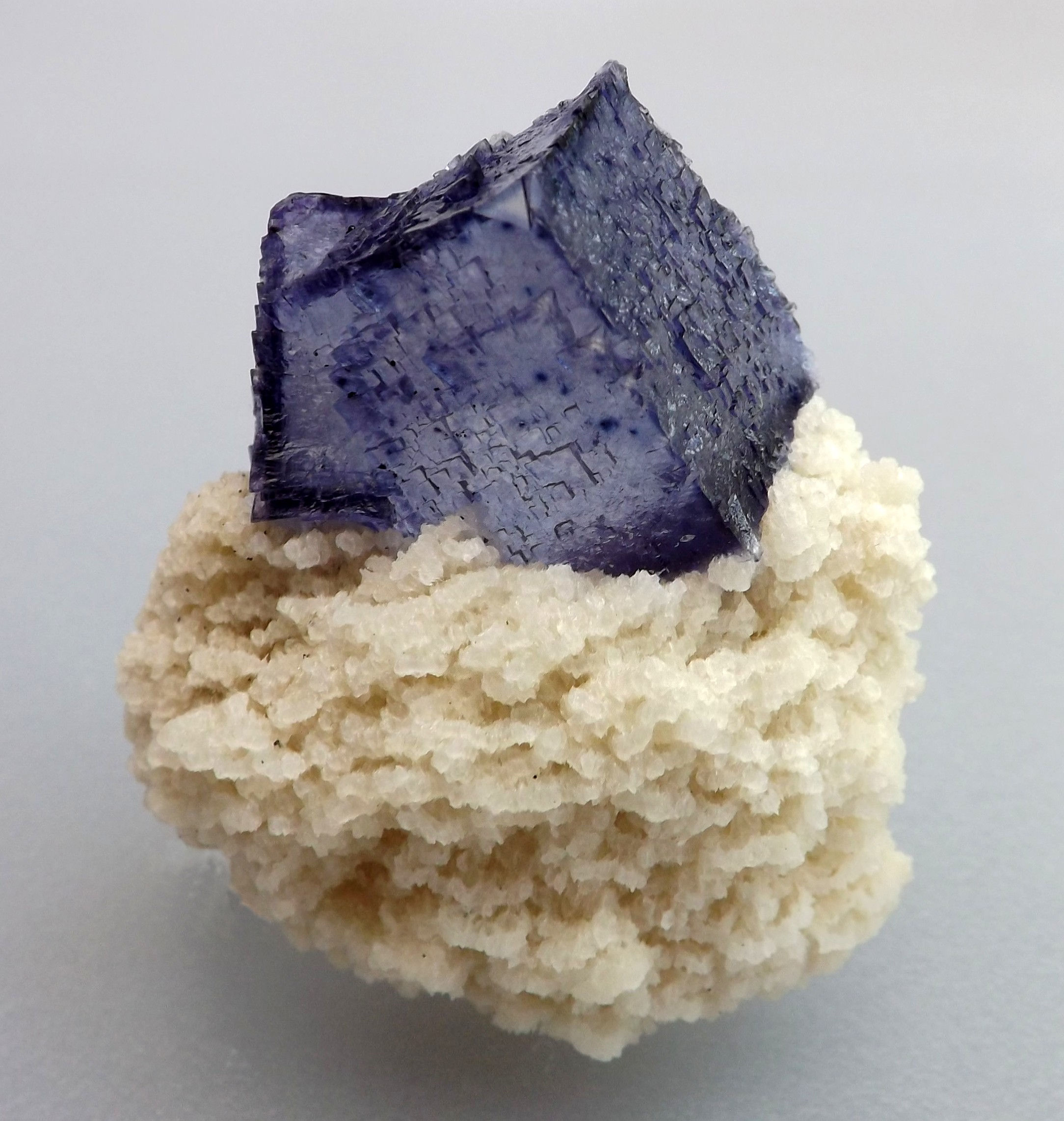 Fluorite on Baryte - Elmwood Mine