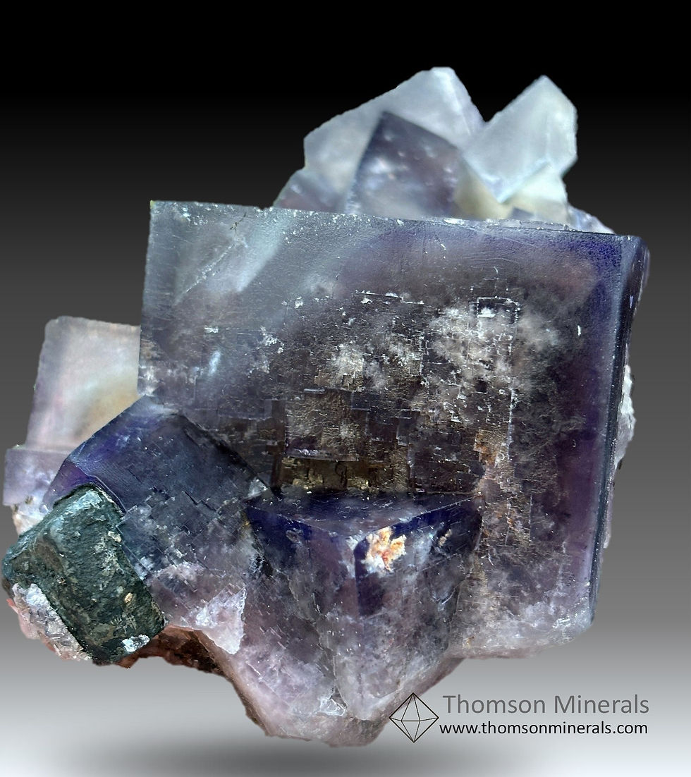 Miniaturbild: Fluorite, Galena - Greenlaws Mine, Weardale, England