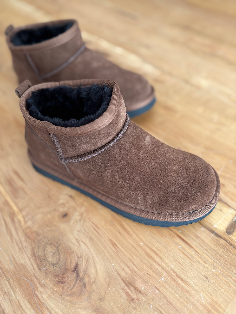 Miniatura: BOTA CORTA CUERO NATURAL ~COFFEE~