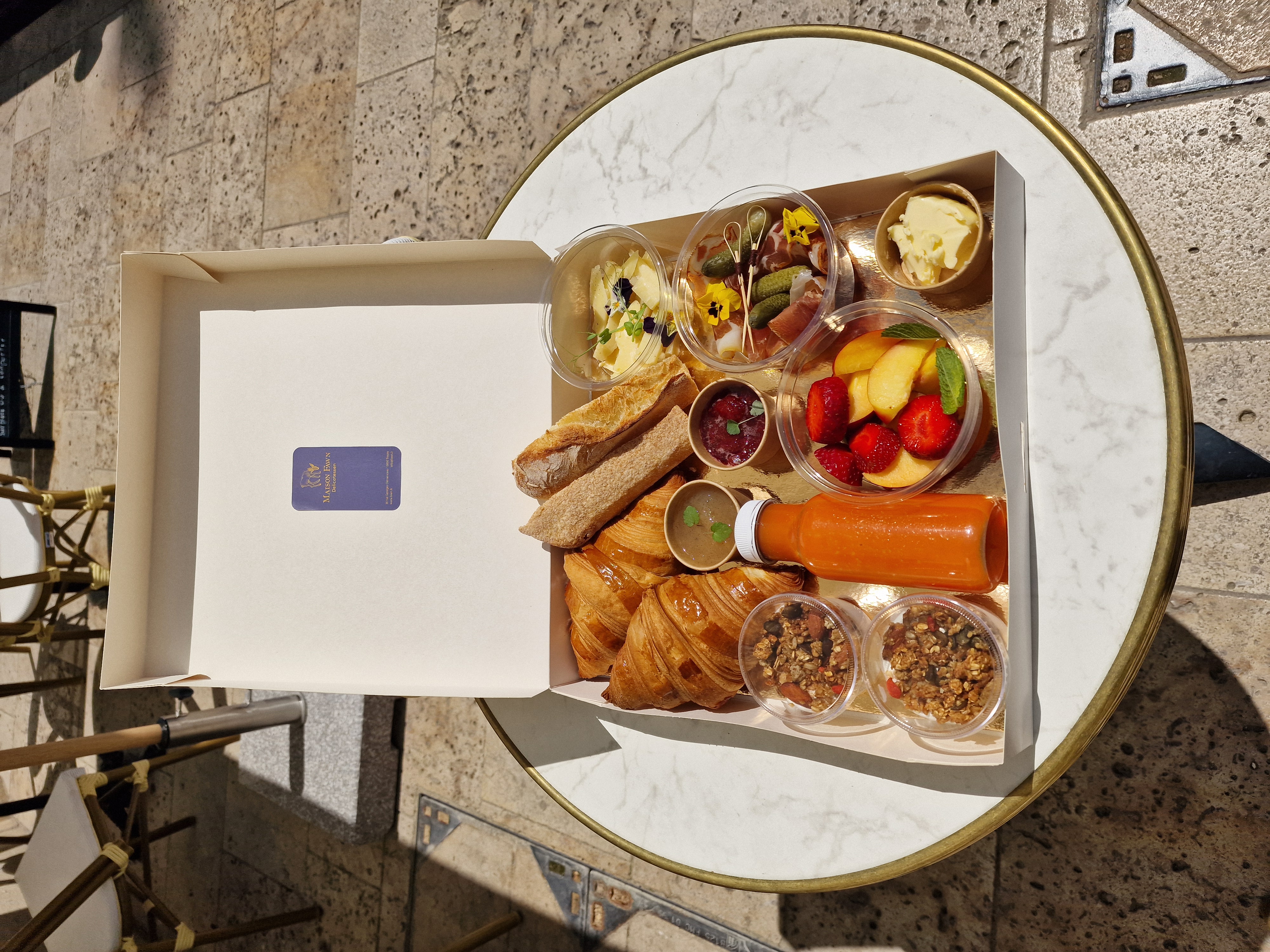 Arranged Food and Objects