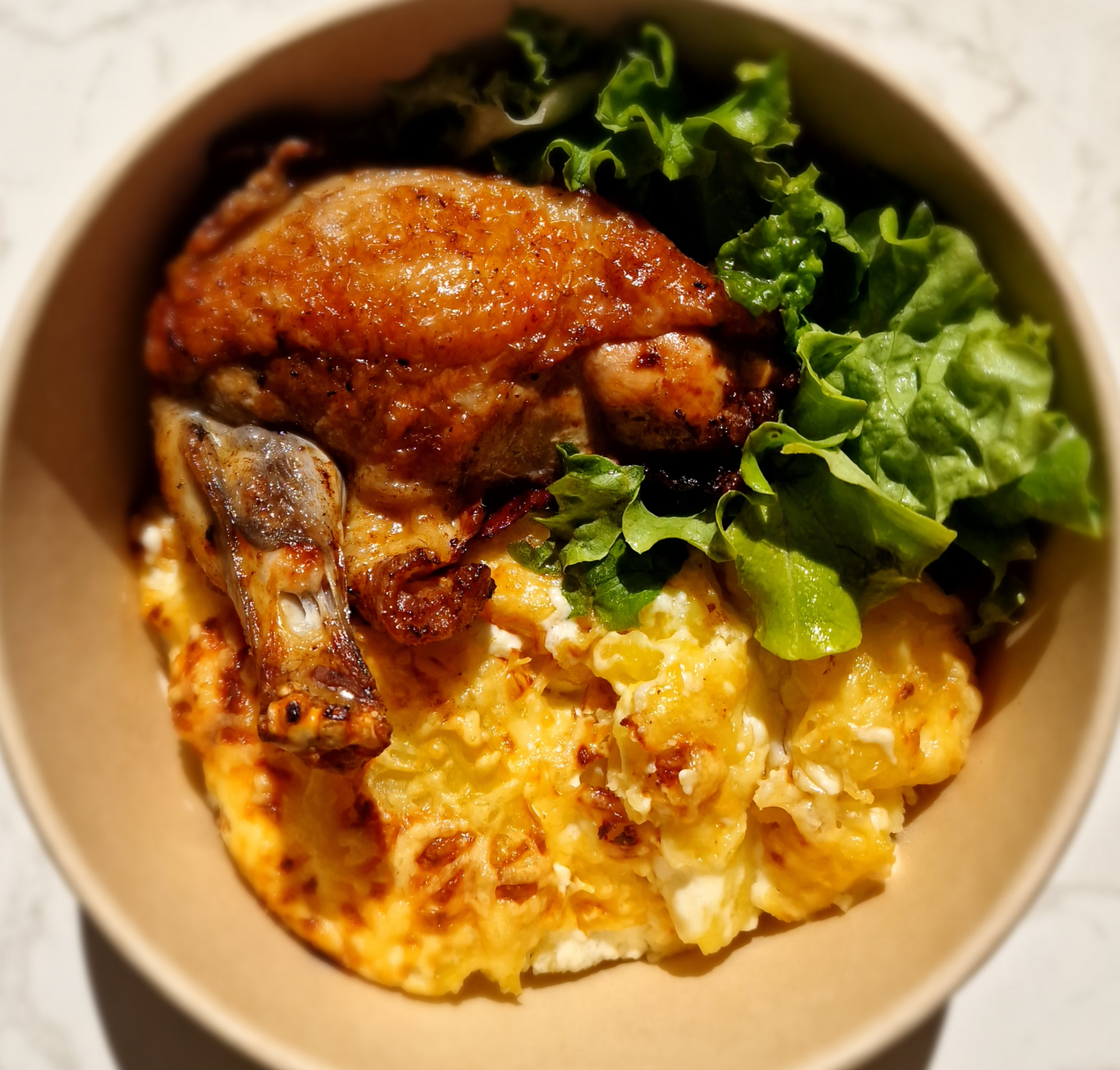 Arranged Food and Objects