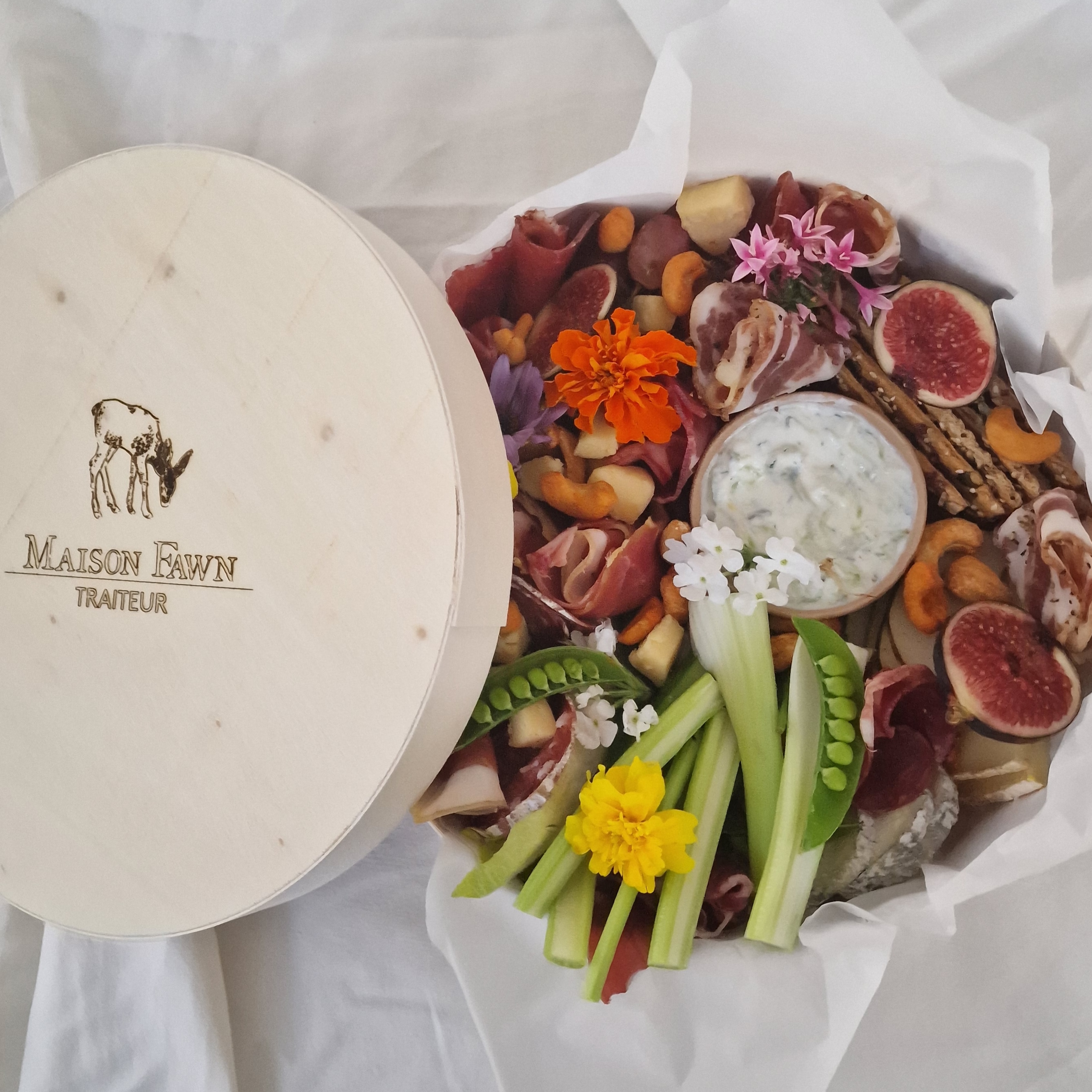 Arranged Food and Objects