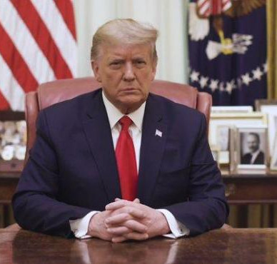 DONALD TRUMP SE DESPIDE DE LA CASA BLANCA.