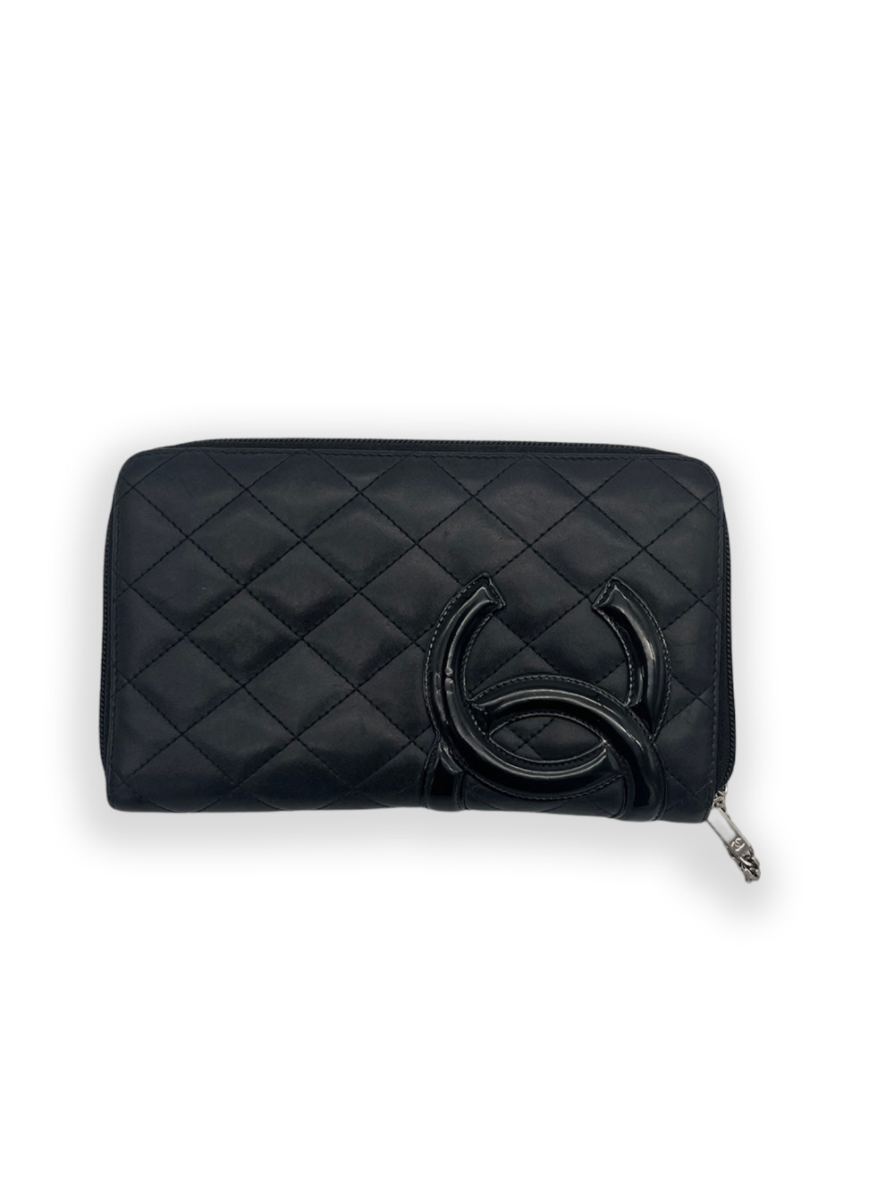 Pre-Owned Chanel Cambon Zip Around Wallet — pre-loved Chanel at The Handbag Room Australia