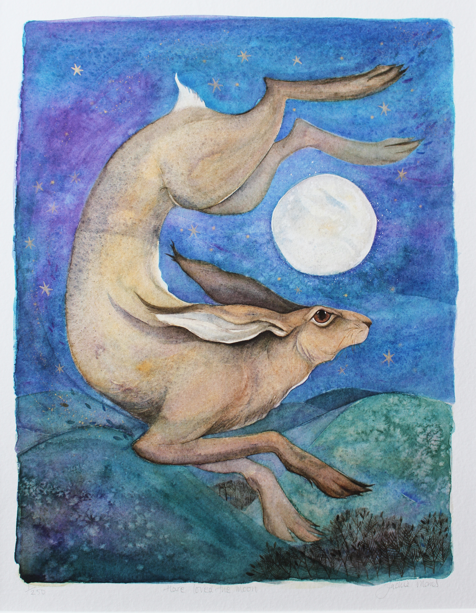 hare loved the moon
