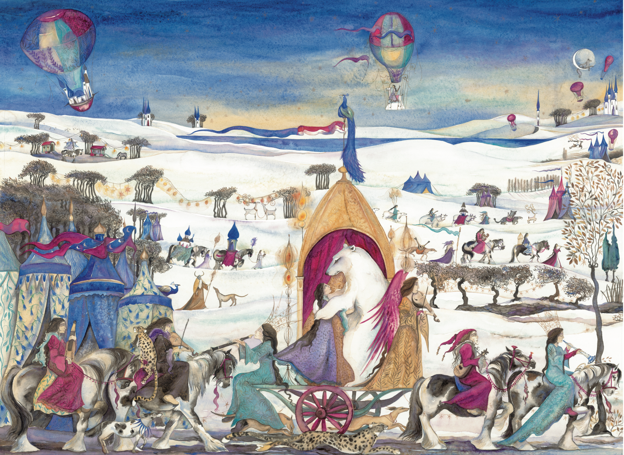 winter caravan