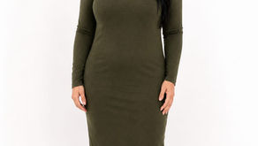 Vestido Cleidinha de Moletinho com Elastano | Conforto e Estilo Feminino