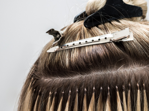 Keratin fusion hair extensions