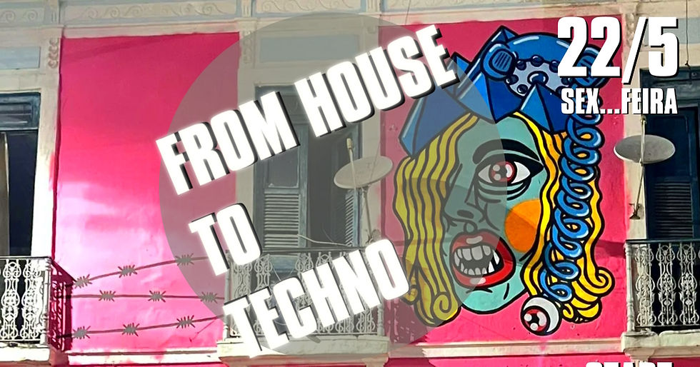 FROM HOUSE TO TECHNO NO BAR DELLAS