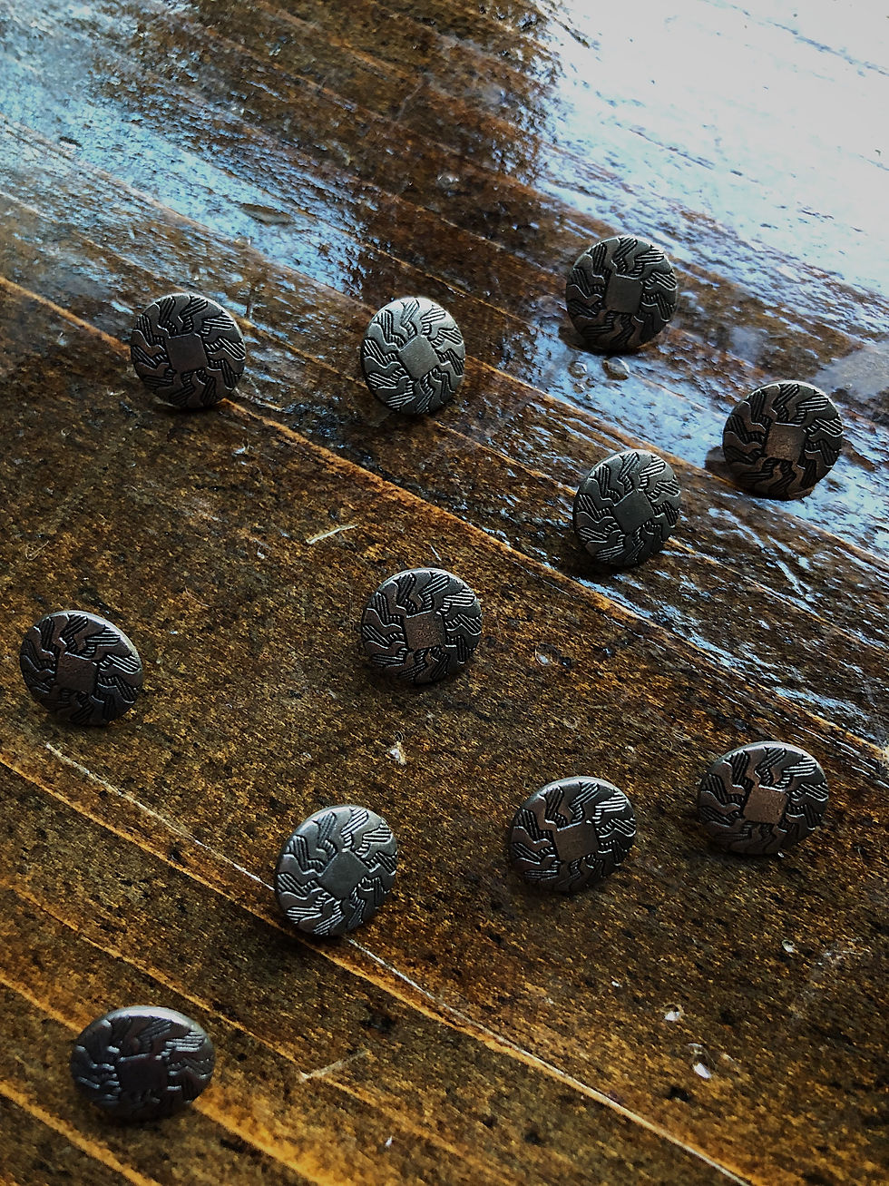 Thumbnail: Sunburst Button Ring